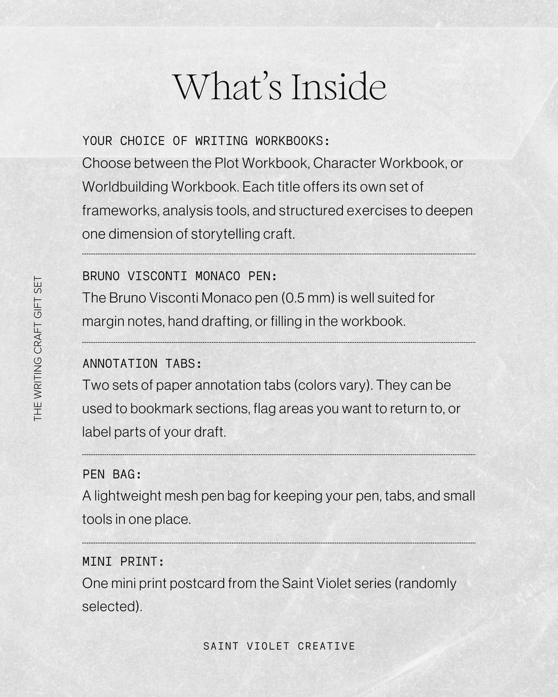 The Worldbuilding Workbook Gift Set