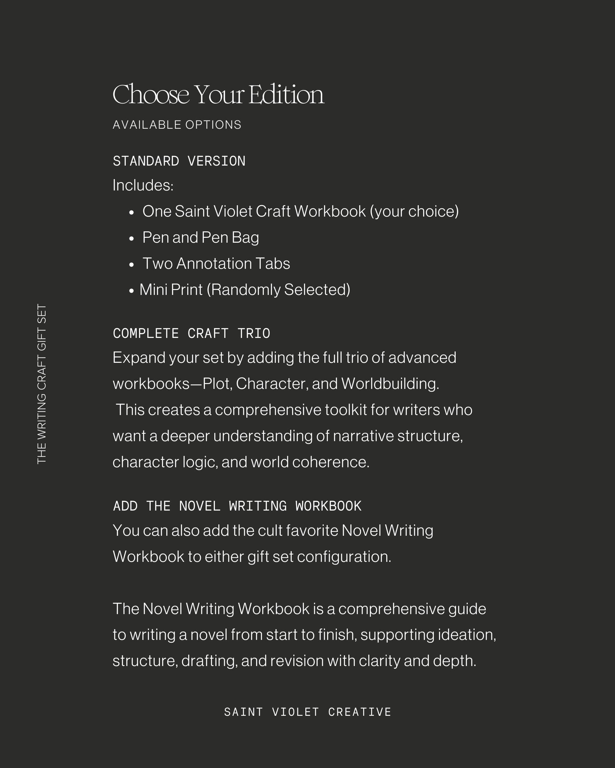 The Worldbuilding Workbook Gift Set