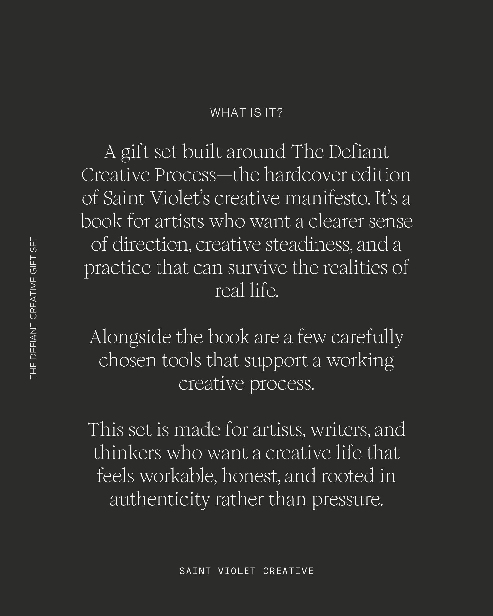 The Defiant Creative Gift Set