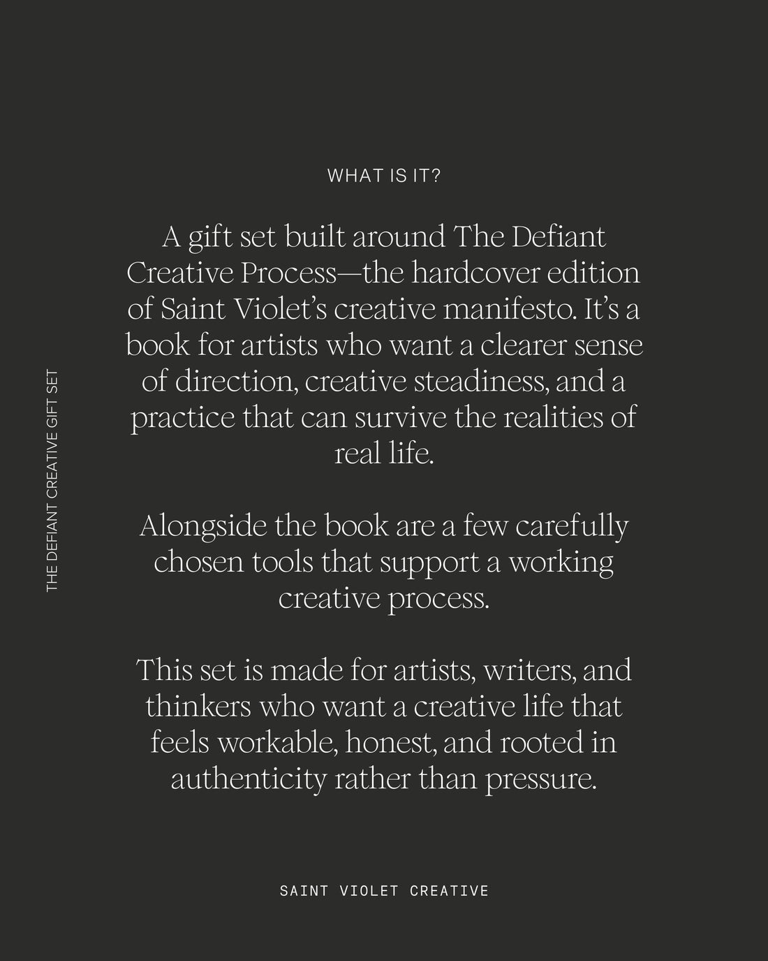 The Defiant Creative Gift Set