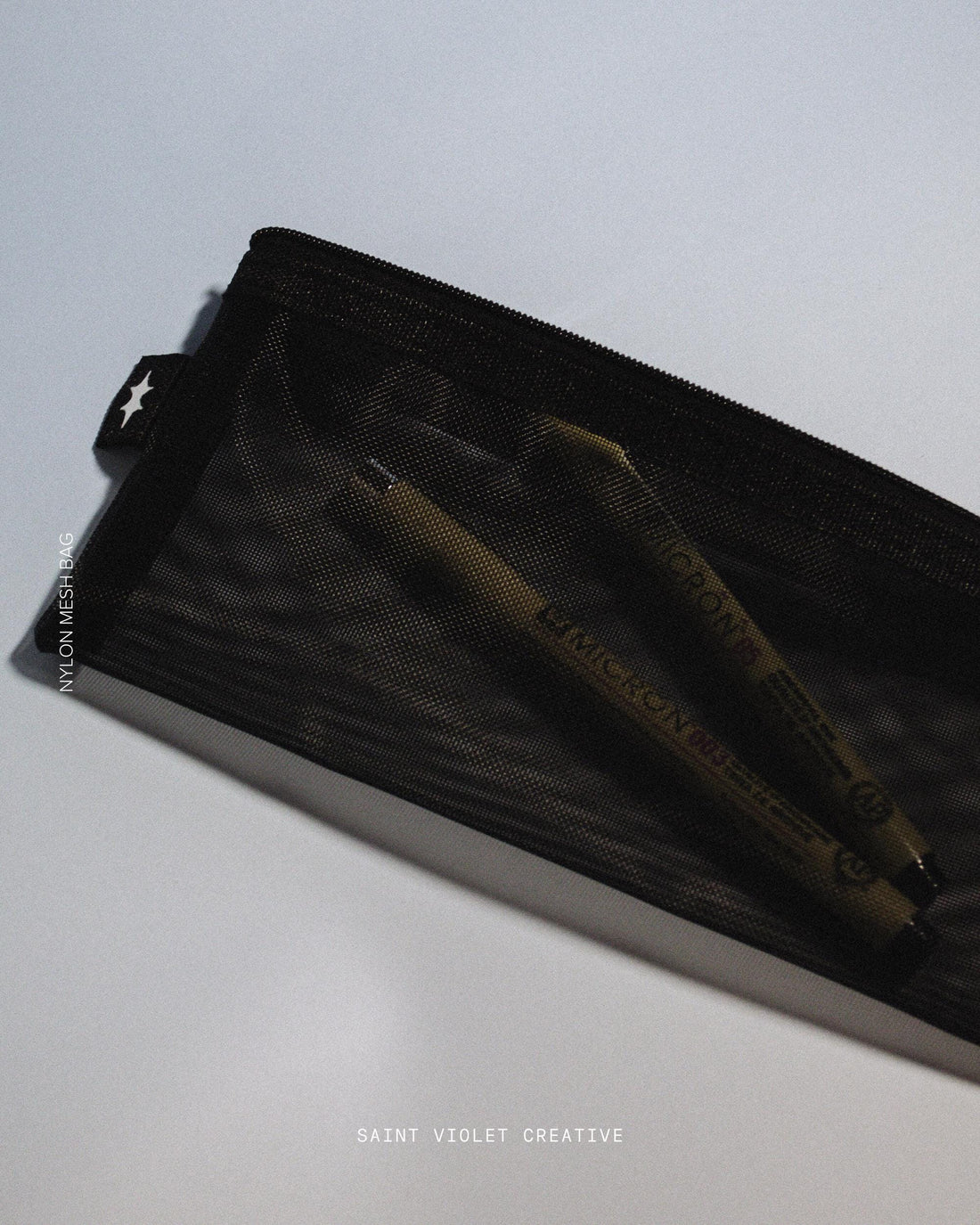 Nylon Mesh Pen Bag
